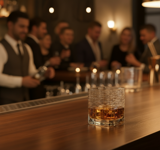 6-Piece Textured Whisky Glass Set