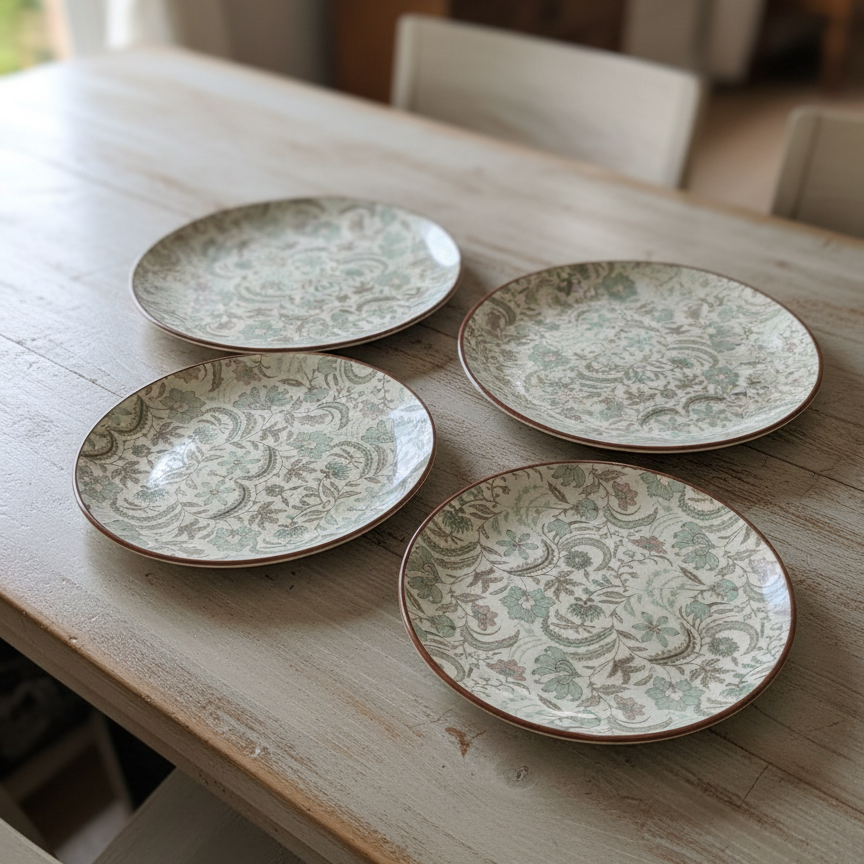 Verona Set of 4 Dinner plates