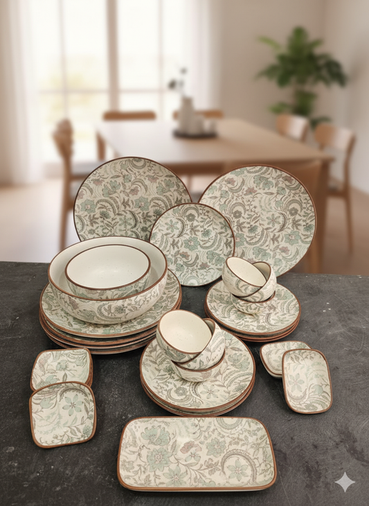 Verona Ceramic Dinner Set – 26 Pieces