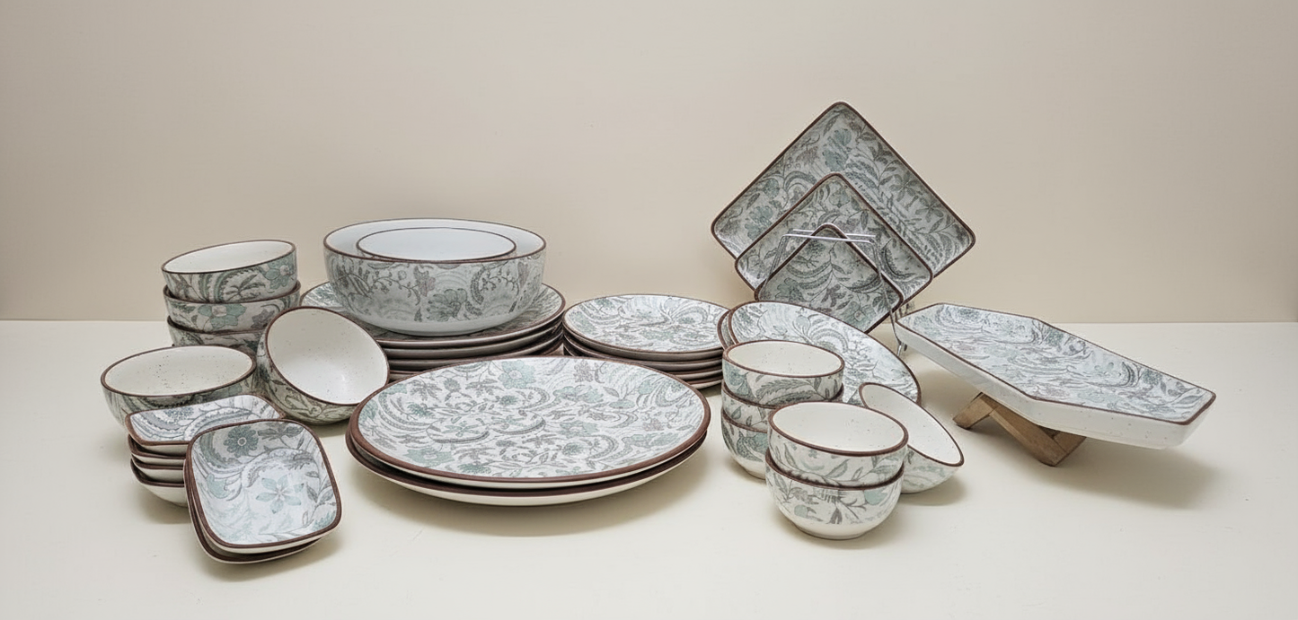 Handcrafted Verona Ceramic Dinner Set – 36 Pieces